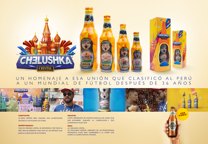 Chelushka Cristal - Publicidad