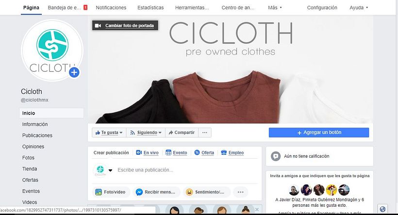 Cuenta Facebook