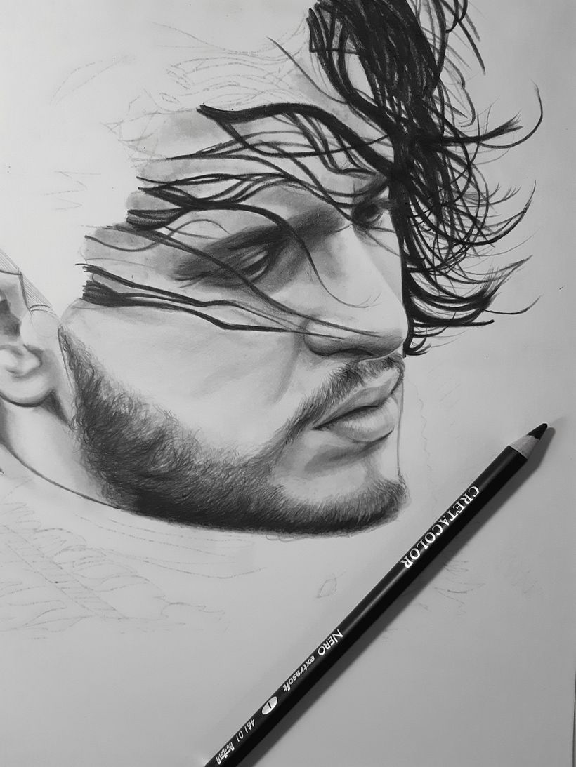 Jon Snow - Dibujo a lápiz 1