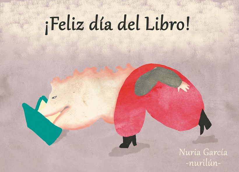 Ilustración para el día del libro. 0
