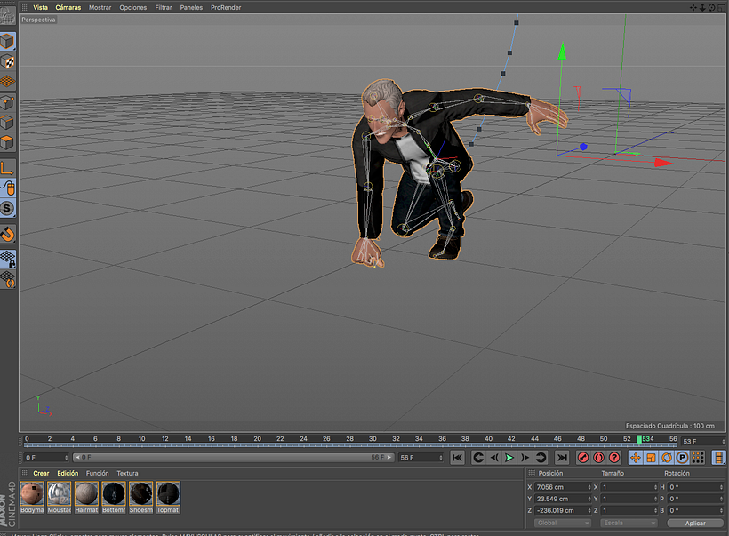 Exportar un frame concreto como modelo 3d en Cinema 4D 1