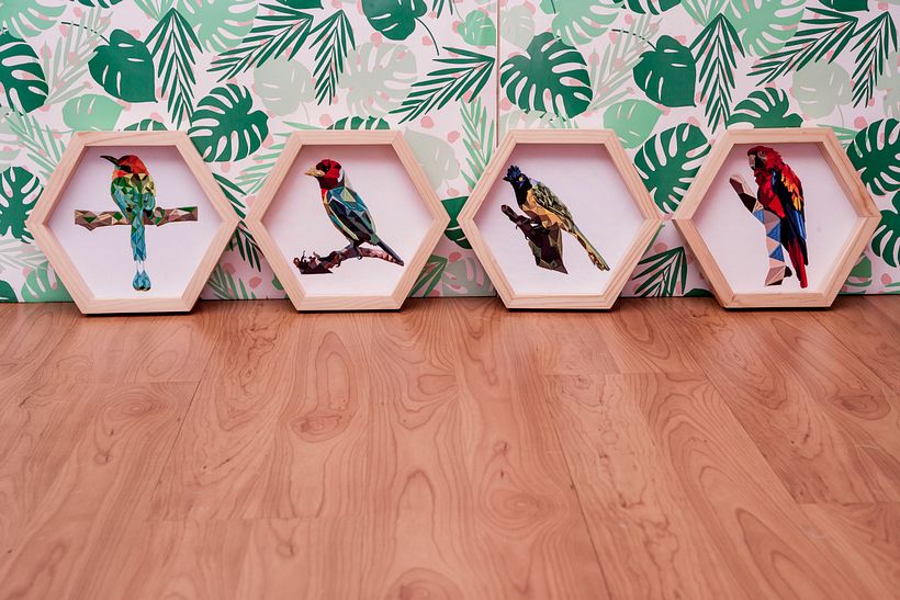 Pájaros de Antioquia Bordados. 