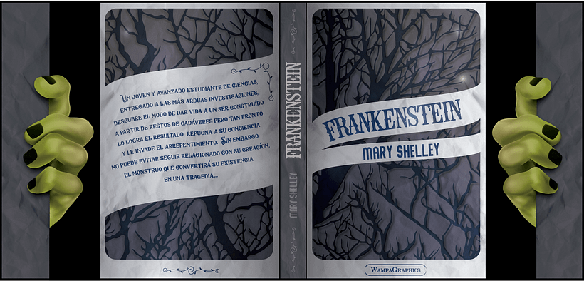 "Frankenstein" ilustrado por Emmanuel Murillo 