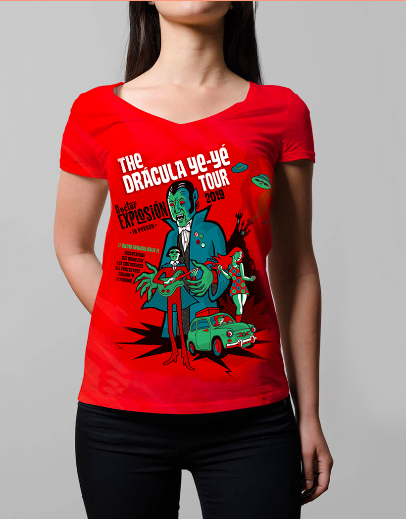 Diseño aplicado a camiseta.