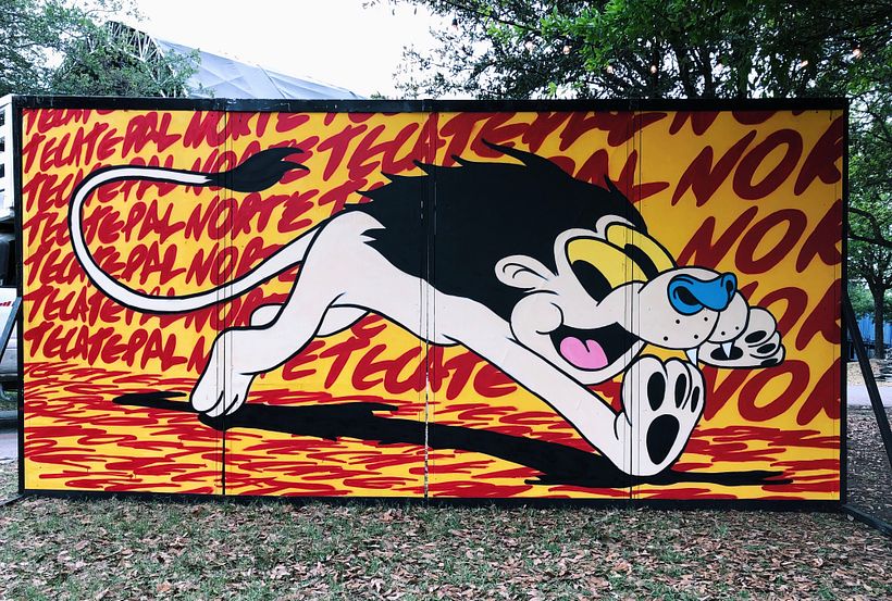 Conoce al creador que mezcla caricaturas de los 30 con arte abstracto 5