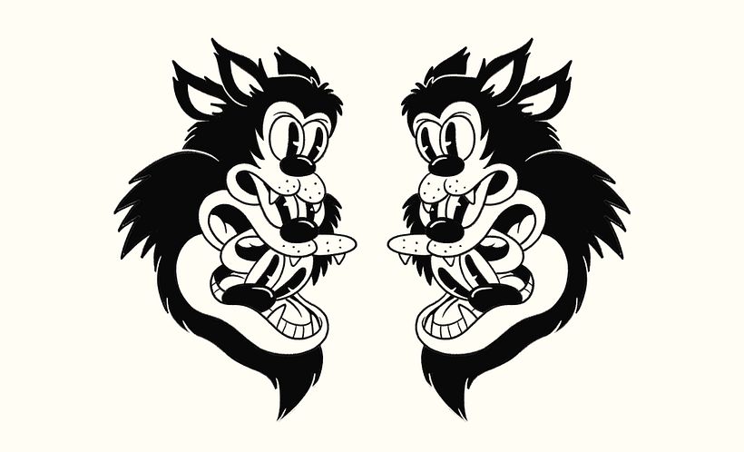 Conoce al creador que mezcla caricaturas de los 30 con arte abstracto 8