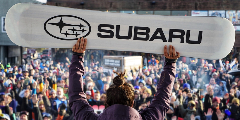 Tabla de Snow para el Subaru Winter Fest 4