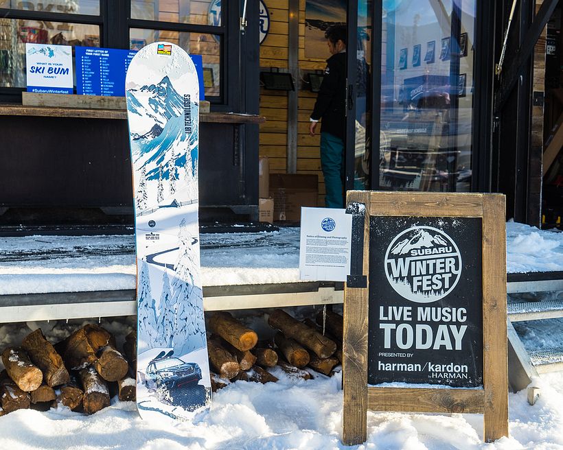 Tabla de Snow para el Subaru Winter Fest 5