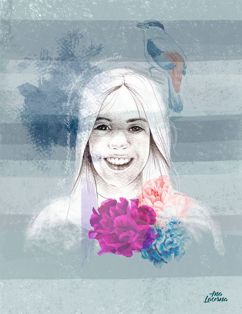 Mi Proyecto del curso: Retrato con lápiz, técnicas de color y Photoshop 1