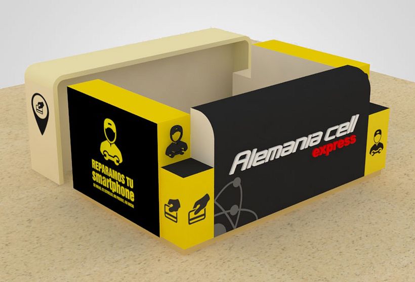 Diseño de Gondola para Shopping