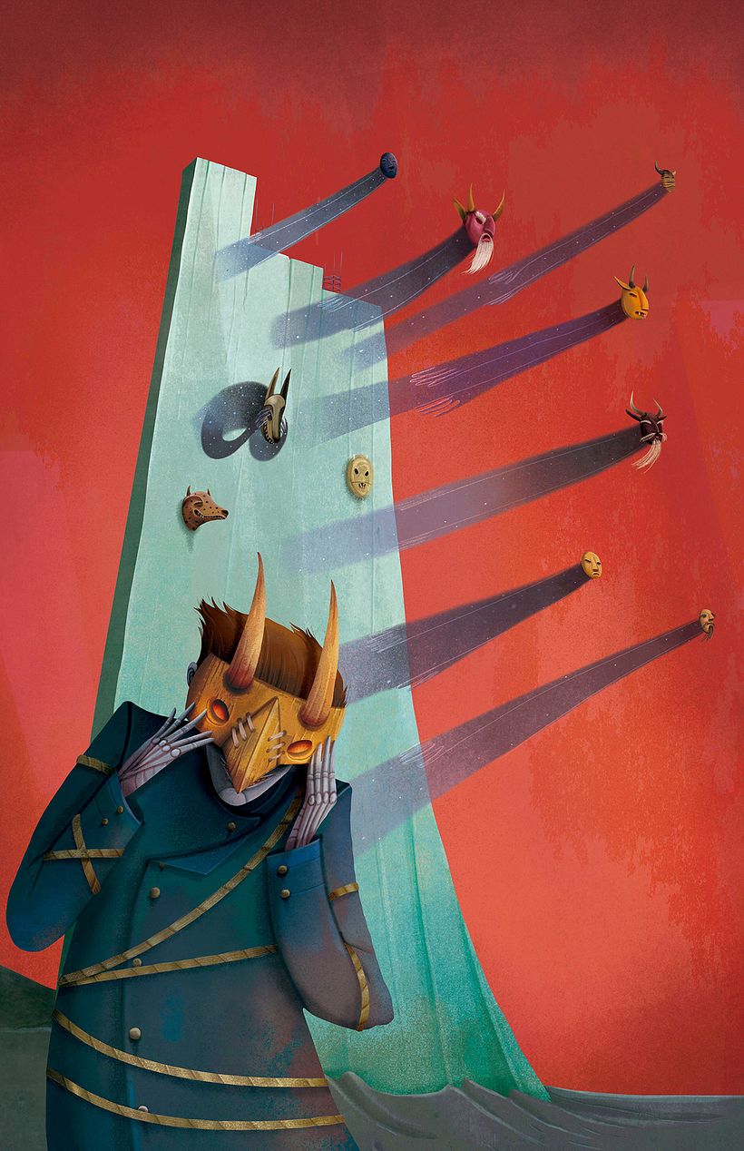 Ilustración de Alex Herrerías. Representado por Pencil Ilustradores.