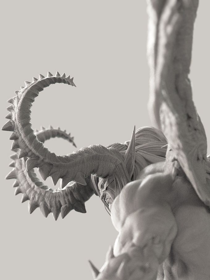 Escultura personaje Ilidan 0
