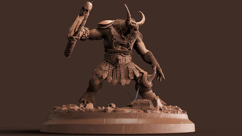 Escultura Minotauro -1
