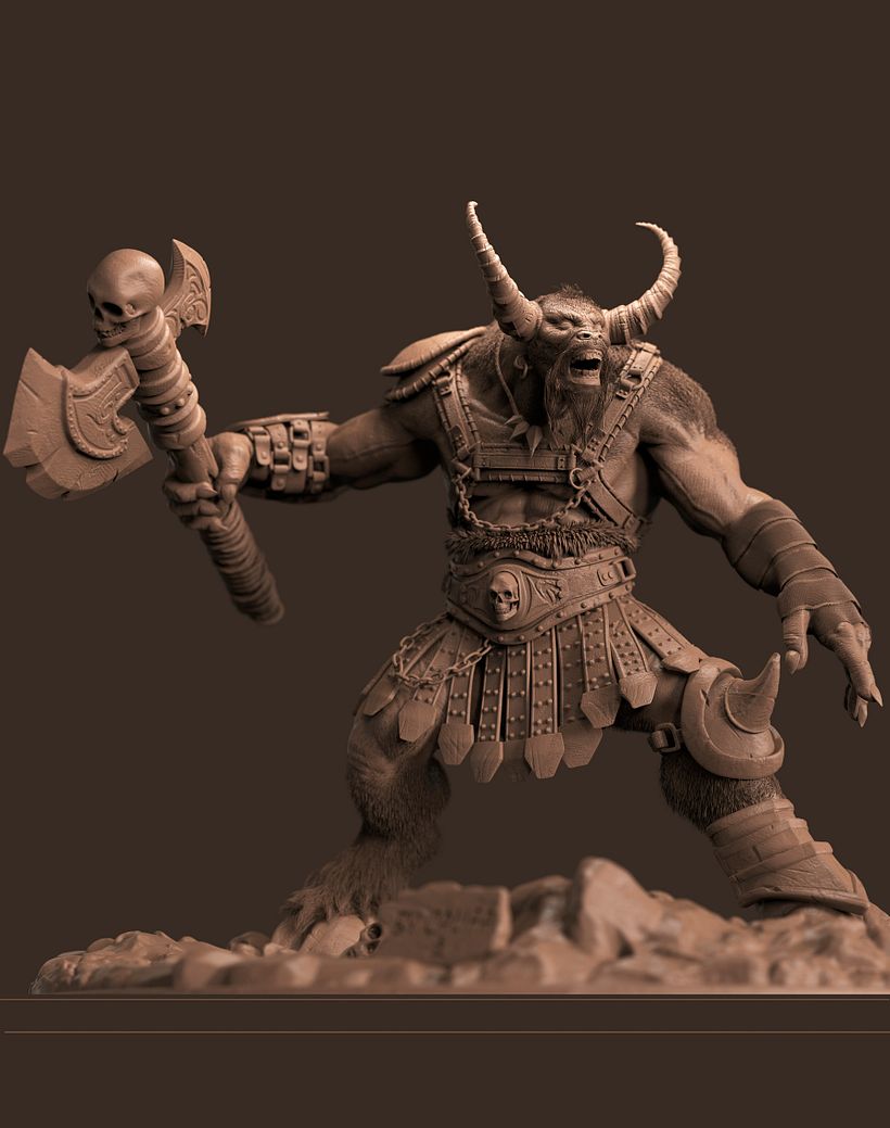 Escultura Minotauro 1