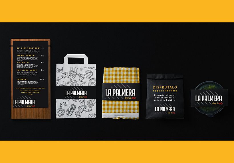 Rebrand La Palmera grill 3
