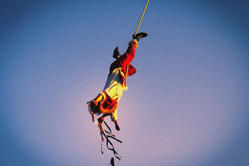 Volador de Papantla, Tlaquepaque, Jalisco.