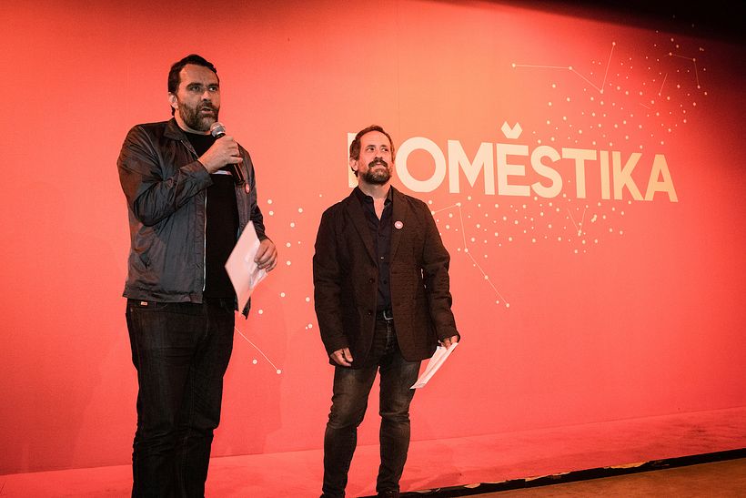 Julius Wiedemann y Rodrigo Radiszcz durante su intervención