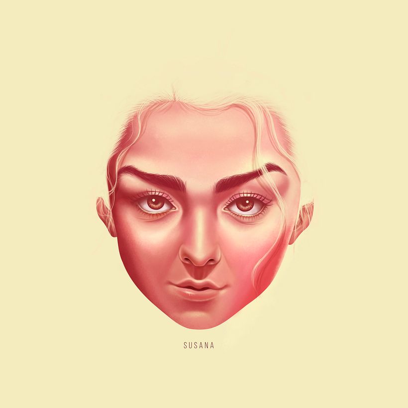 Ilustración Arya Stark. 0