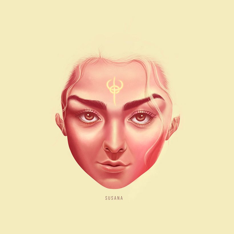 Ilustración Arya Stark. 1