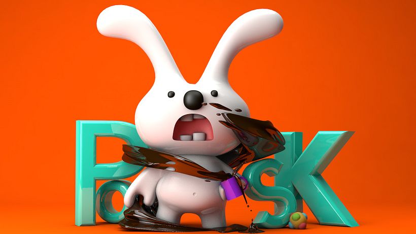 Posk - el conejo adicto al café 2