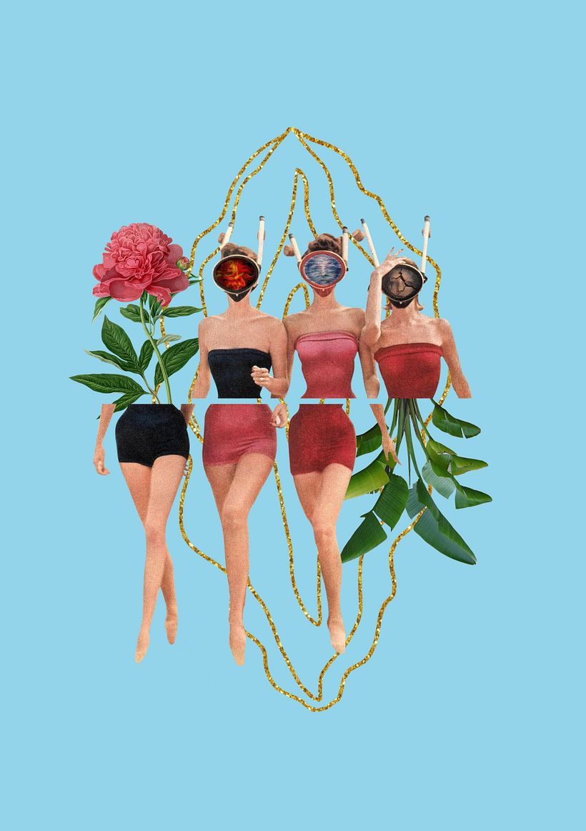 Collage digital en conmemoración del Día Internacional de la Mujer 2019.