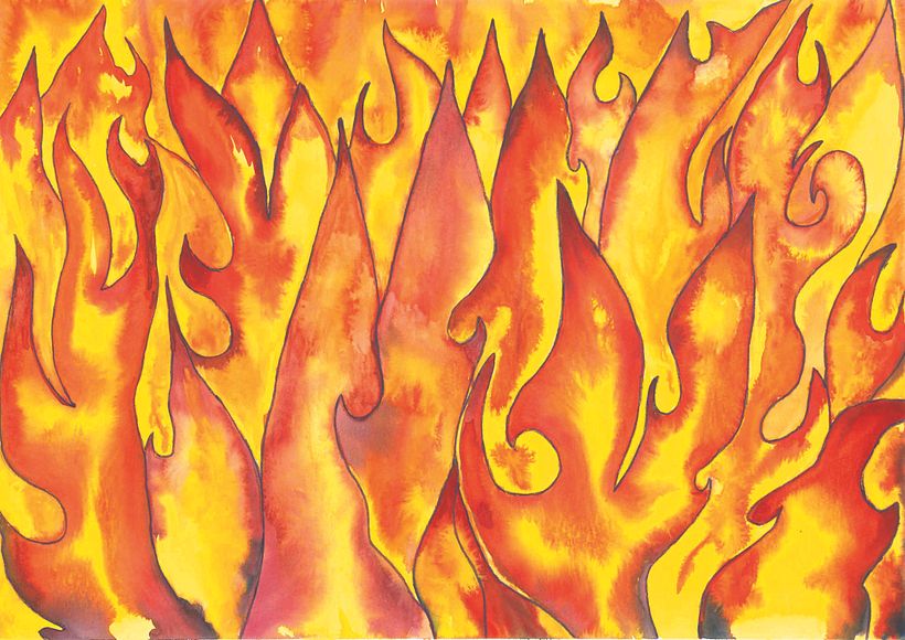 El monstruo se quema!