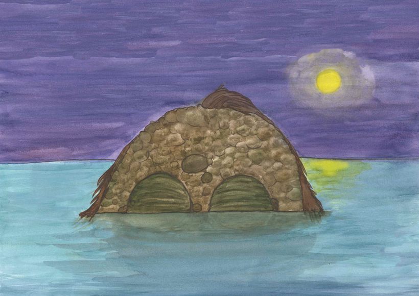 Gran Mestre Serpent durmiendo.