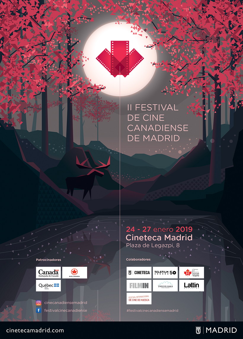 Cartel II Festival de Cine Canadiense de Madrid (2019) 1
