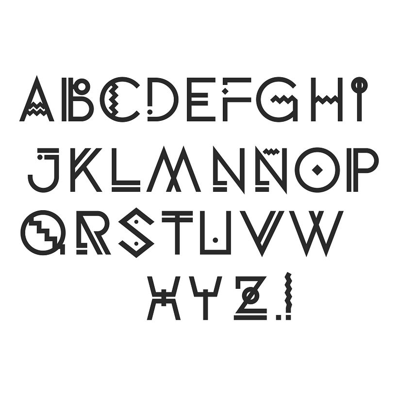 Diseño tipográfico: Nkechi 1