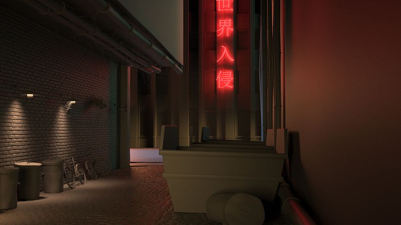 CHINATOWN / NIGHT / FOG / RED LIGHT 1