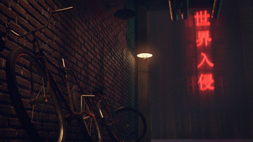 CHINATOWN / NIGHT / FOG / RED LIGHT 11