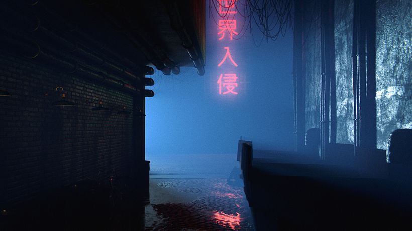 CHINATOWN / NIGHT / FOG / RED LIGHT 9
