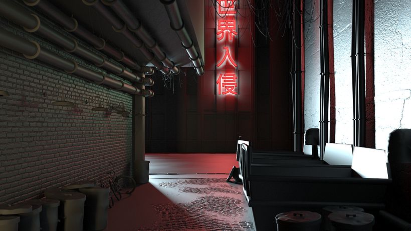 CHINATOWN / NIGHT / FOG / RED LIGHT 10