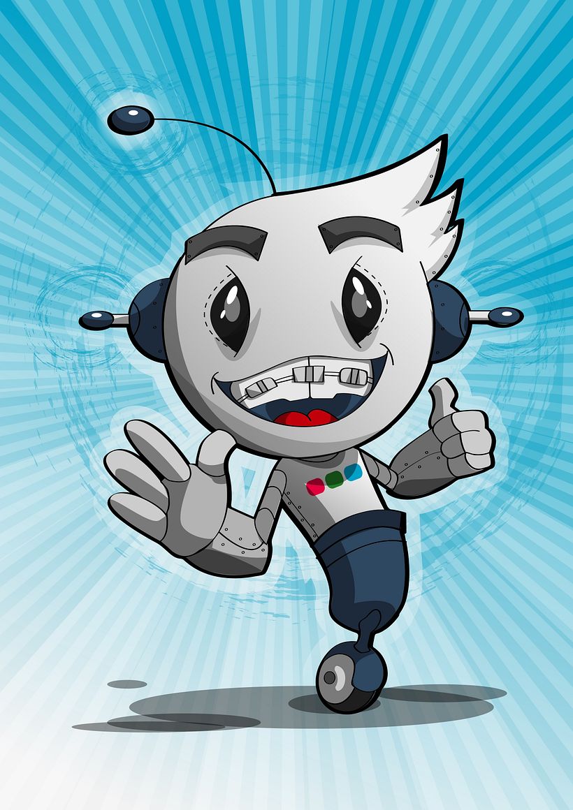 Creación de mascota corporativa: ROBOTO 1