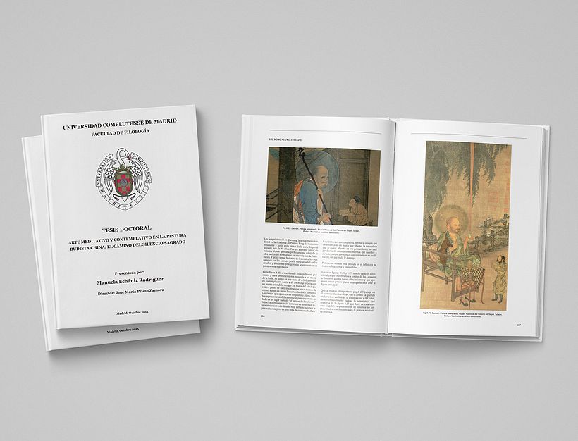 Diseño y maquetación de tesis doctoral de Historia del Arte (Universidad Complutense de Madrid)