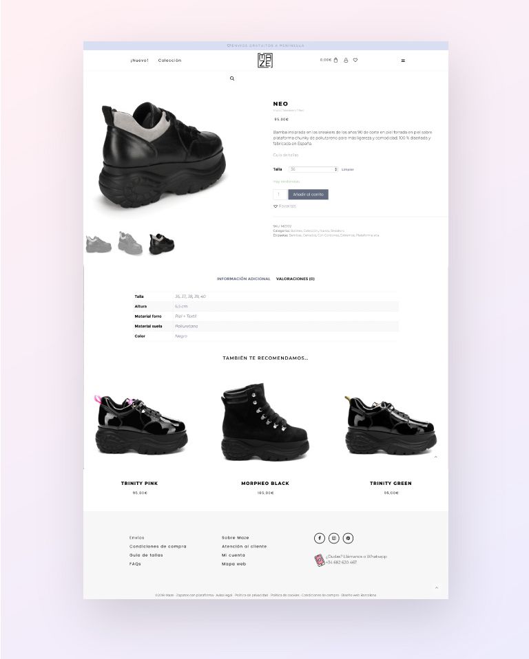 Ecommerce venta de zapatos 1