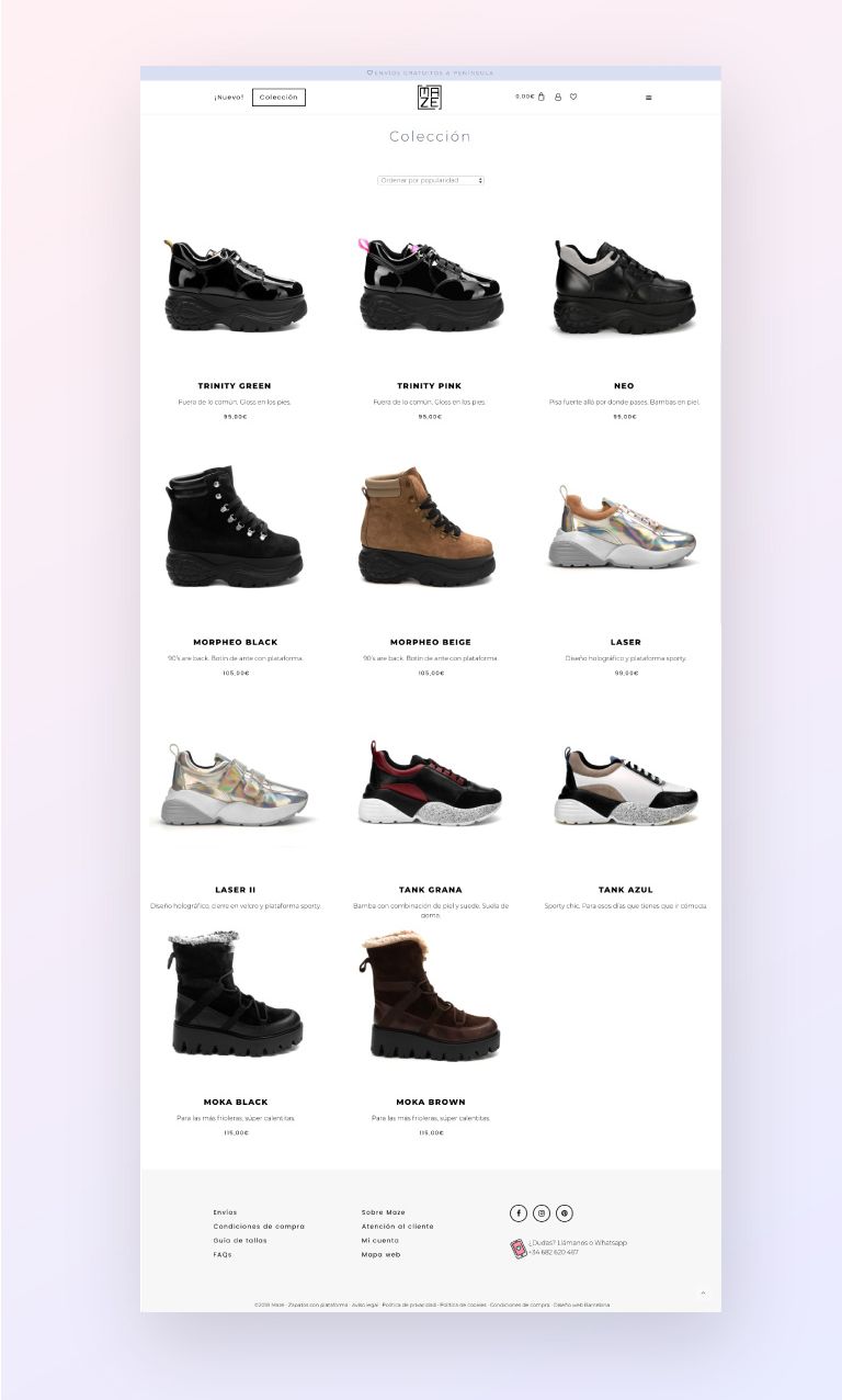 Ecommerce venta de zapatos 3
