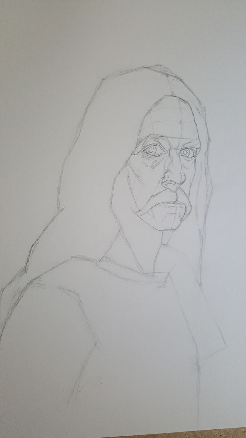 Mi Proyecto del curso: Retrato realista con lápiz de grafito 1