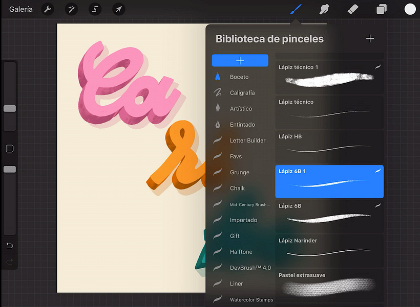 Descarga gratis un paquete de pinceles para Procreate 3