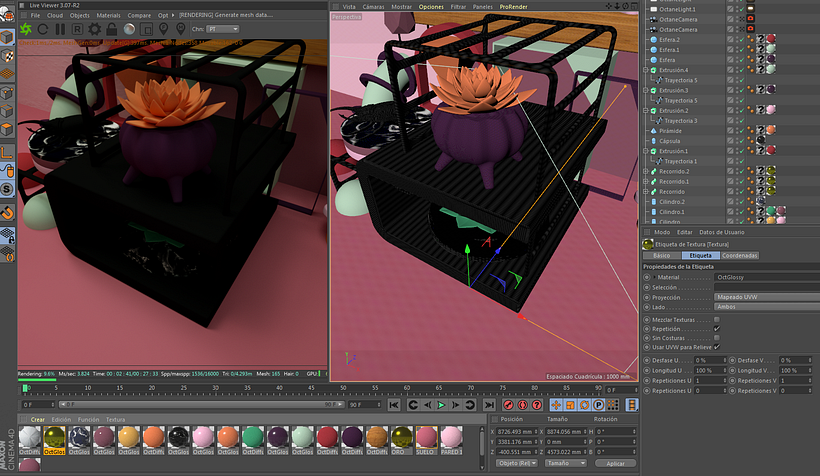 Problemas con Render Octane 1