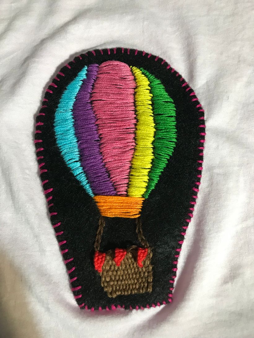 Mi proyecto, lo puse en una camiseta básica.