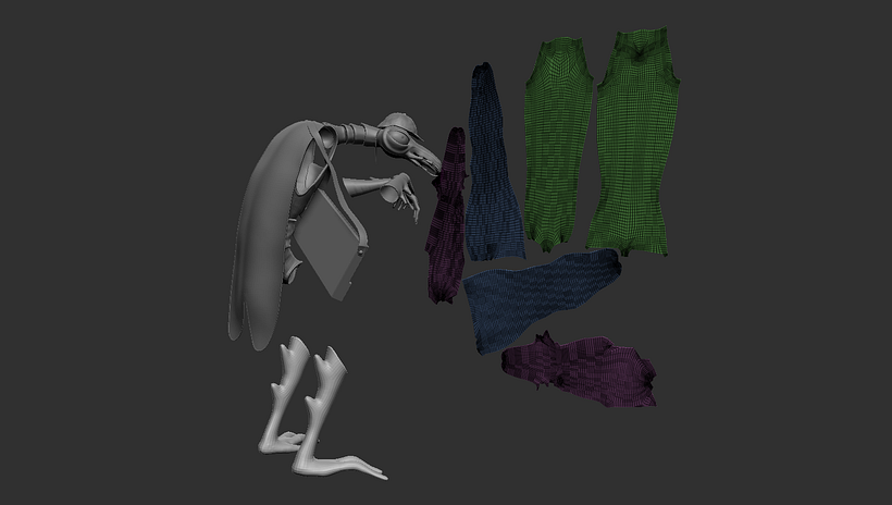 UV generadas directamente en Zbrush
