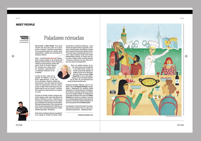 Illustration for Fleet People Magazine 1