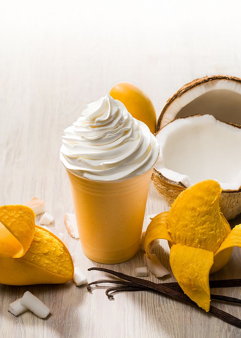 Proyecto: Frappé mango coco. Cliente: Coffee Tree