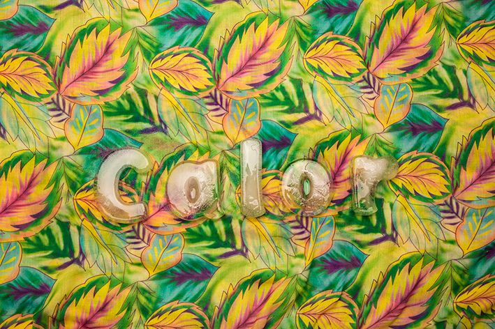 Calendario en tipografía matérica 3