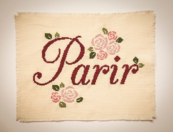 Calendario en tipografía matérica 8