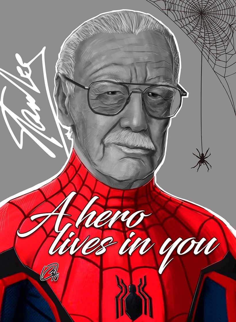 Retrato Stan Lee -1