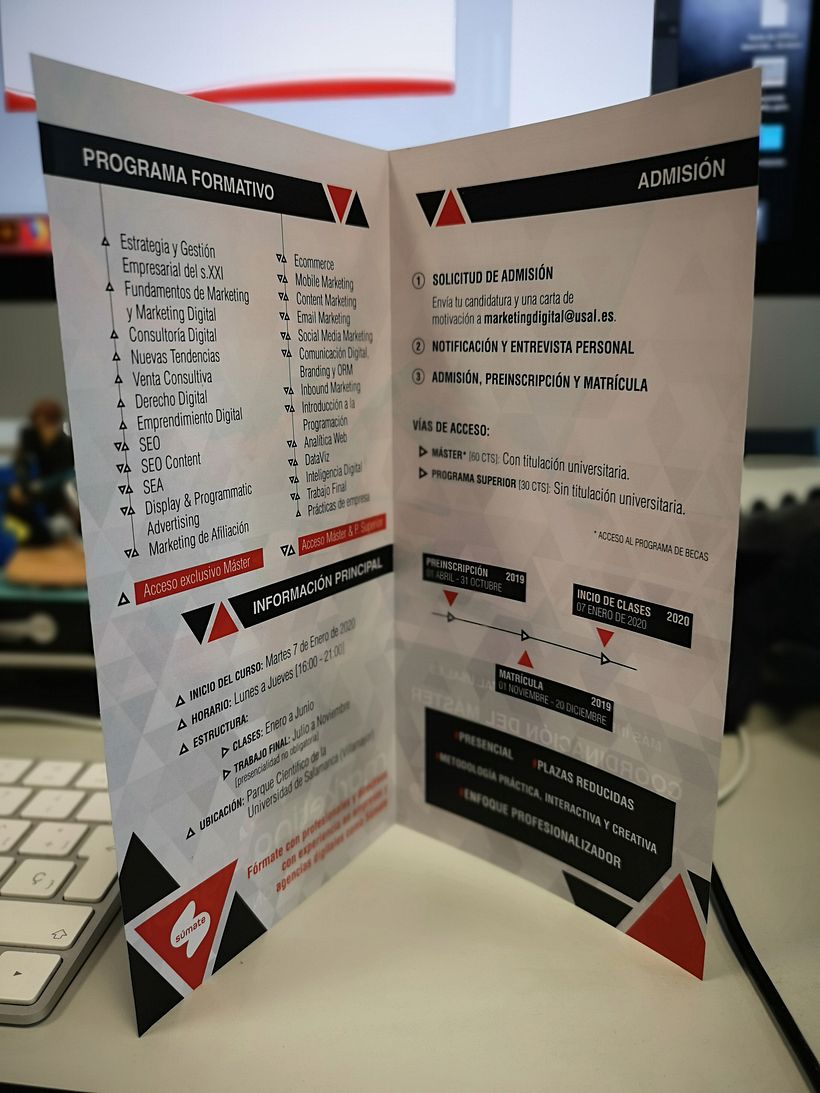 Identidad Corporativa Máster Marketing USAL Súmate 5