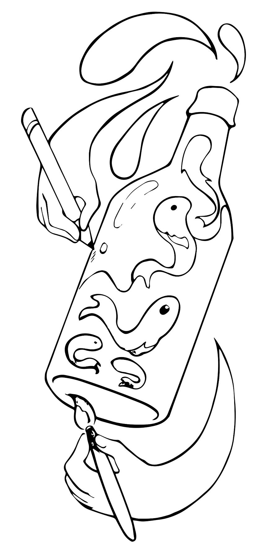 Diseña un tatuaje para el evento "Domestika Drink 'N Draw" y gana un pack de cursos 1
