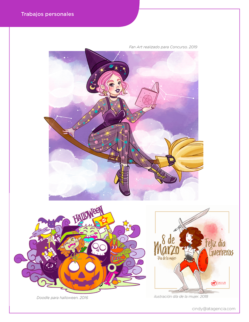 Mi Proyecto del curso: Claves para crear un portafolio de ilustración profesional 9